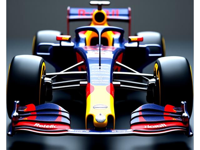 レッドブルレーシングのカスタマイズされたペイントワーク